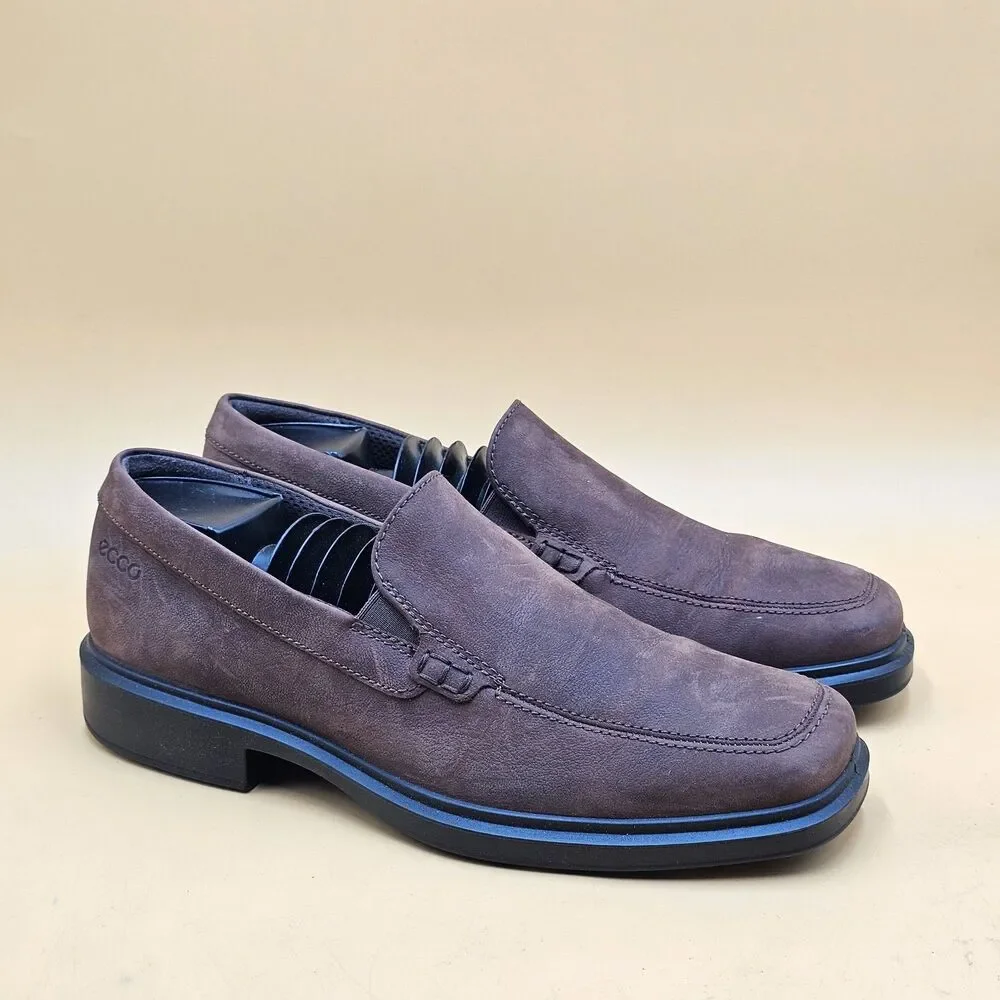 Ecco Men's Helsinki 2.0 Loafer Taupe Leather Slip On Shoes Size EU 42 US 8.5-9
